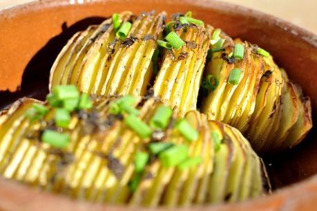 Patatas Hasselback (receta de Suecia)