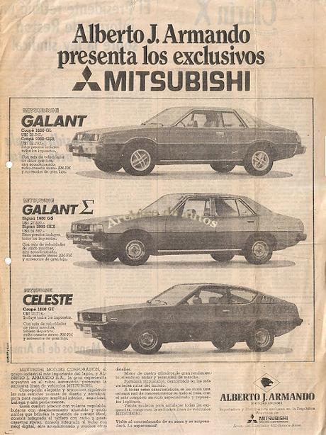 Los primeros Mitsubishi en Argentina