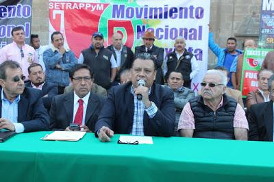 MOVIMIENTO NACIONAL TAXISTA PIDE AL PRESIDENTE EXPULSE A LAS APPS DE TRANSPORTE