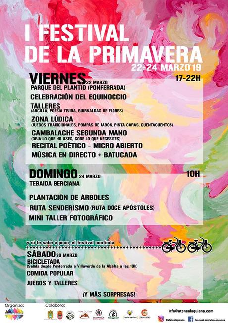 Planes para el fin de semana en El Bierzo. 22 al 24 de marzo 2019