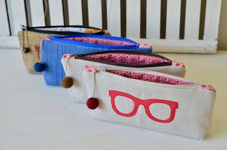 Fundas para gafas en tela.