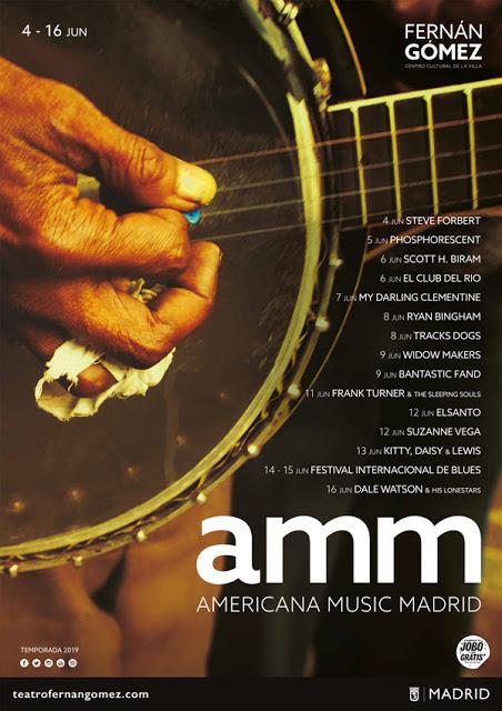 Steve Forbet, Suzanne Vega, Frank Turner y Kitty Daisy & Lewis, en la primera edición de Americana Music Madrid