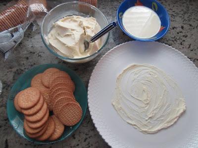 Tarta de galletas y mascarpone Thermomix