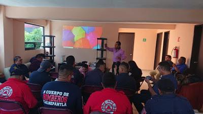 CAPACITA IMEPI A ELEMENTOS DE RESCATE Y SEGURIDAD SOBRE MANEJO SEGURO DE LA PIROTECNIA CAPACITA IMEPI A ELEMENTOS DE RESCATE Y SEGURIDAD SOBRE MANEJO SEGURO DE LA PIROTECNIA