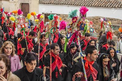 Carnaval de las Ánimas en  Valdeverdeja, Toledo