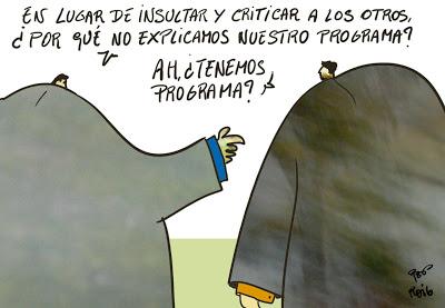 ¿De qué se ríen los candidatos, de qué se ríen?