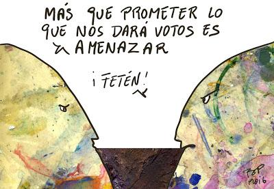 ¿De qué se ríen los candidatos, de qué se ríen?