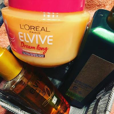 loreal dream long, elvive, aceite capilar, biokera, champú