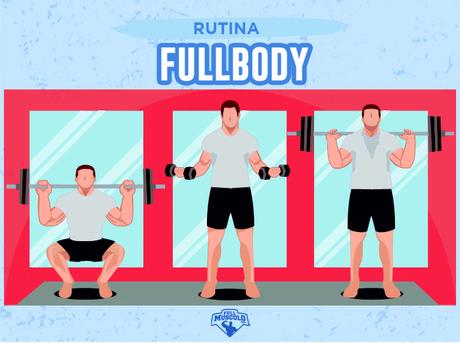 Las rutinas fullbody se caracterizan por trabajar todos l... rutina full body