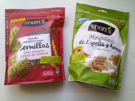 Snatt´s  Semillas mediterráneas  Minipalitos de Espelta y avena con pipas.