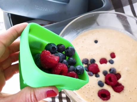 Receta para un delicioso bizcocho de arándanos y almendras. Receta para un delicioso bizcocho de arándanos y almendras.