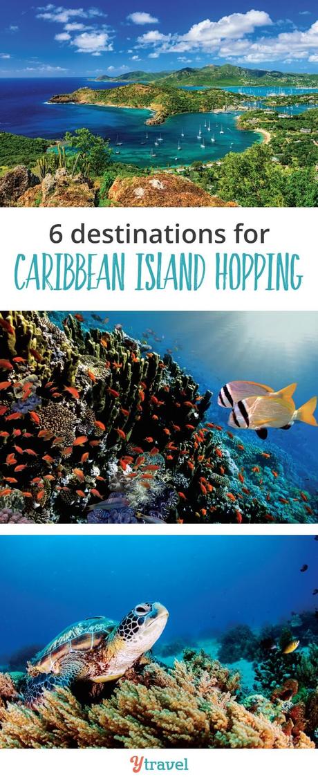 Destinations-for-Caribbean-island-hopping ▷ Comenta los 6 mejores destinos para el salto de las islas del Caribe por Denise R. Myles, Phd