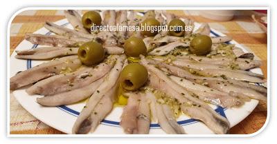 Boquerones en vinagre