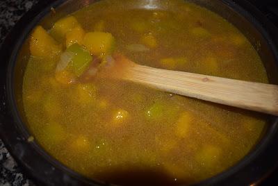 Sopa de Arroz y Calabaza con Queso