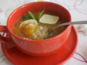 Sopa Arroz Calabaza Queso