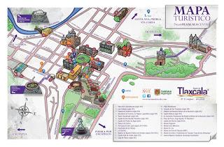 Mapa Turistico de tlaxcala