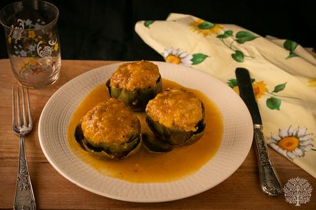 Alcachofas rellenas de carne Alcachofas rellenas de carne
