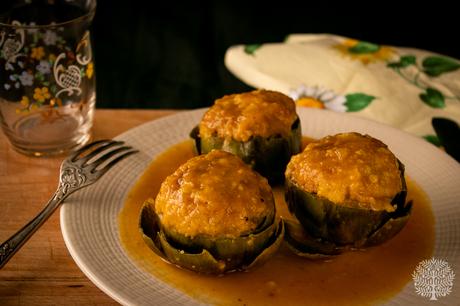 Alcachofas rellenas de carne Alcachofas rellenas de carne