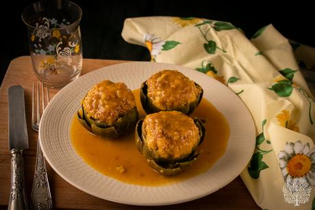 Alcachofas rellenas de carne Alcachofas rellenas de carne