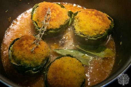 Alcachofas rellenas de carne Alcachofas rellenas de carne