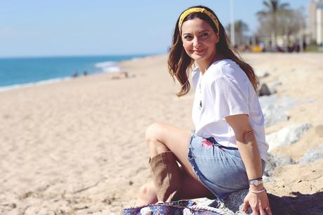 Mini tejana con botas camperas Mini tejana con botas camperas