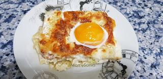 LASAÑA A LA CARBONARA.AL ESTILO DE LOLI