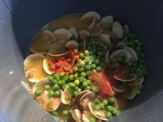 CAZUELA DE FIDEOS CON ALMEJAS EN OLLA GM