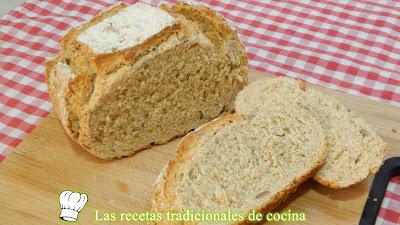 Receta rápida de pan mágico integral con semillas