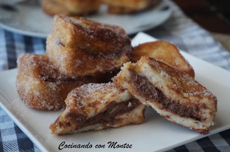 Torrijas con chocolate