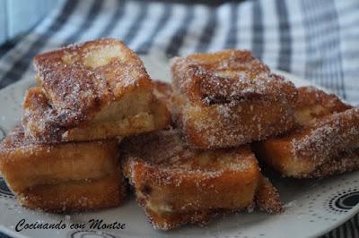 Torrijas con chocolate