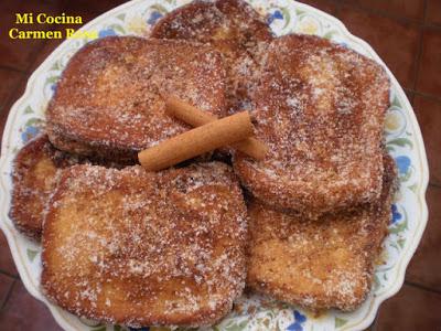 POOR KNIGHTS OF WINDSOR (TORRIJAS CON VINO DULCE Y MERMELADA DE NARANJA)