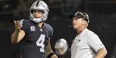 “Derek Carr será nuestro quarterback” Jon Gruden
