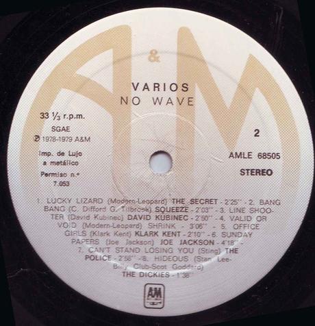 VA - No Wave Lp 1979