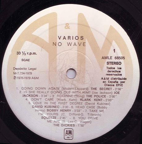 VA - No Wave Lp 1979