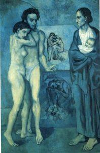 El color azul, su historia totenart-picasso-la-vida