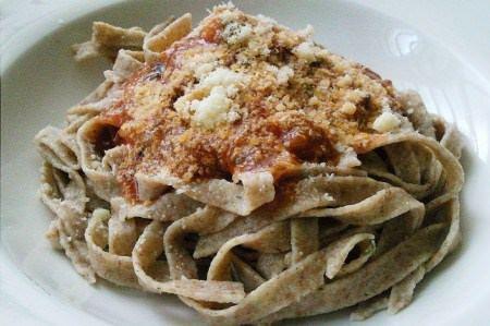 Pasta Integral hecha en casa