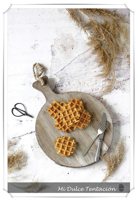 Gofres de Bacon al Curry