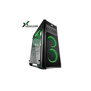 Ordenador Gaming Versus PC Prime Z105 Versus PC Prime Z103 - Ordenador Gaming (procesador Intel Core i7 8ª Generación, 16 GB de Memoria RAM y Gráfica Nvidia Geforce GTX 1060, Color Negro iluminación LED RGB, 16.8 Millones de Colores)