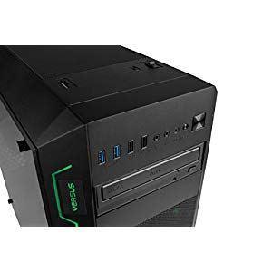 Ordenador Gaming Versus PC Prime Z105 Versus PC Prime Z105 - Ordenador Gaming (procesador Intel Core i7 8ª Generación, 16 GB de Memoria RAM y Gráfica Nvidia Geforce GTX 1080, chasis Negro, iluminación LED RGB, 16.8 Millones de Colores)