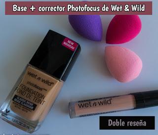 Base y corrector Photofocus de Wet&Wild: Doble reseña portada