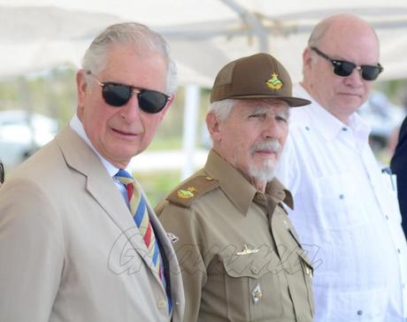 Imágenes de sus Altezas Reales en visita a Cuba