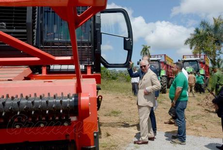 Imágenes de sus Altezas Reales en visita a Cuba