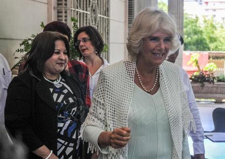 Imágenes de sus Altezas Reales en visita a Cuba