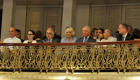 Imágenes de sus Altezas Reales en visita a Cuba