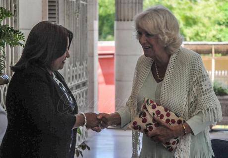 Imágenes de sus Altezas Reales en visita a Cuba