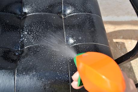 ANTES Y DESPUÉS: RENOVACIÓN DE UNA MESA Y UNA SILLA VINTAGE - EFECTO DEGRADÉ