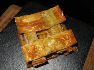 ROLLITOS DE CHOCOLATE Y PLÁTANO