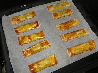 ROLLITOS DE CHOCOLATE Y PLÁTANO