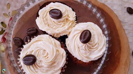Cupcake de café y vainilla Cupcake de café y vainilla