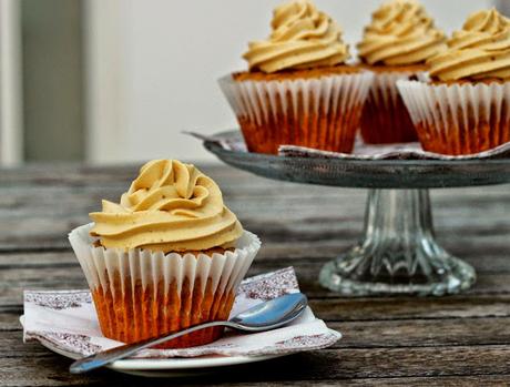 Cupcake de café y vainilla Cupcake de café y vainilla